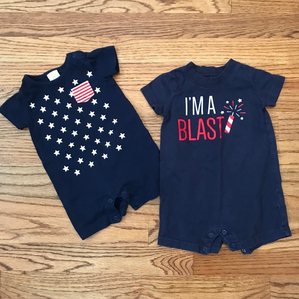 4th of July Rompers